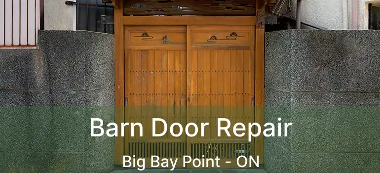  Barn Door Repair Big Bay Point - ON