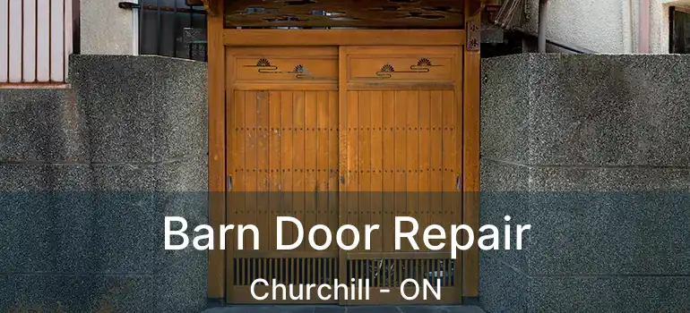  Barn Door Repair Churchill - ON