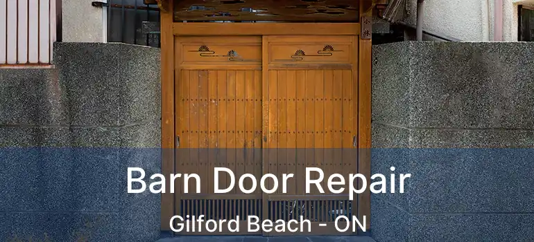  Barn Door Repair Gilford Beach - ON