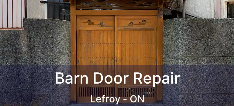  Barn Door Repair Lefroy - ON