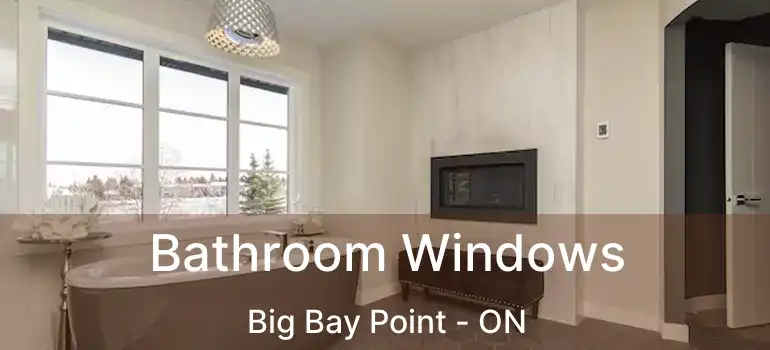  Bathroom Windows Big Bay Point - ON