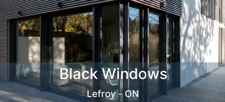  Black Windows Lefroy - ON