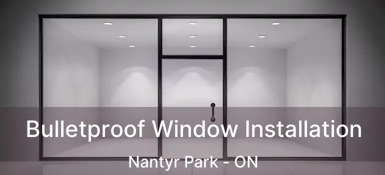  Bulletproof Window Installation Nantyr Park - ON