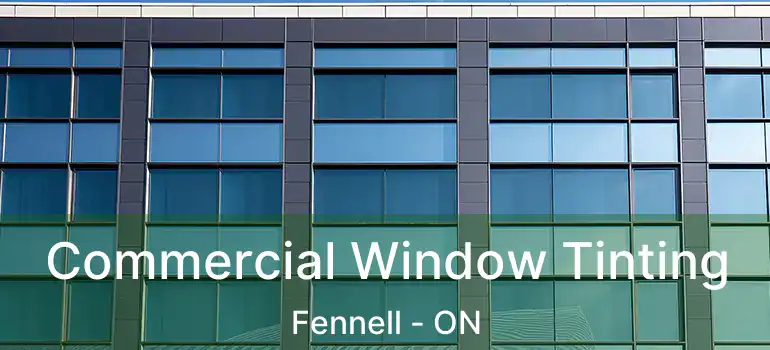  Commercial Window Tinting Fennell - ON