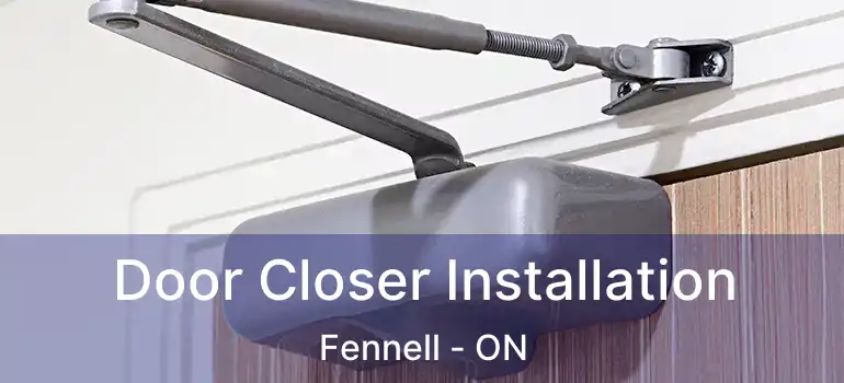  Door Closer Installation Fennell - ON