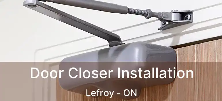  Door Closer Installation Lefroy - ON
