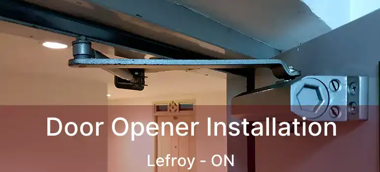  Door Opener Installation Lefroy - ON