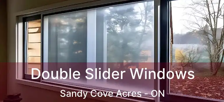  Double Slider Windows Sandy Cove Acres - ON