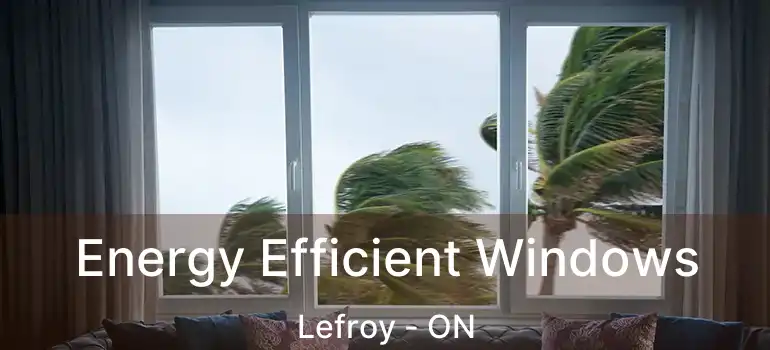  Energy Efficient Windows Lefroy - ON