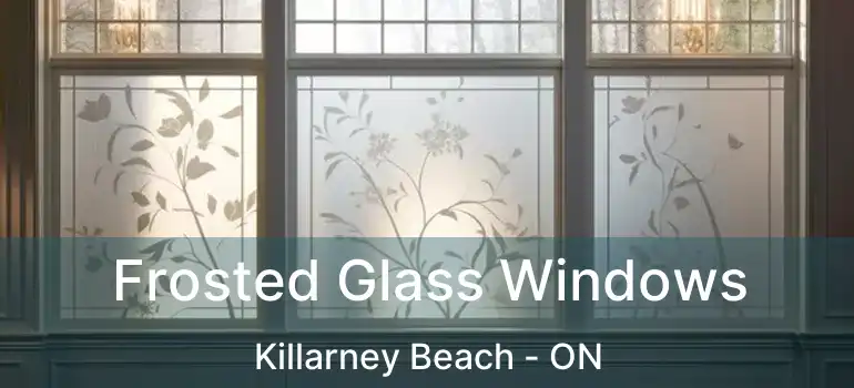  Frosted Glass Windows Killarney Beach - ON