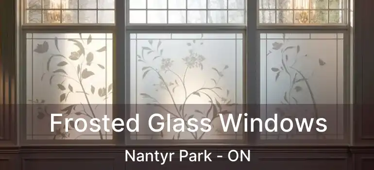  Frosted Glass Windows Nantyr Park - ON