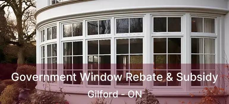  Government Window Rebate & Subsidy Gilford - ON
