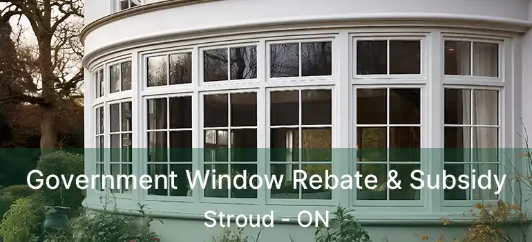  Government Window Rebate & Subsidy Stroud - ON