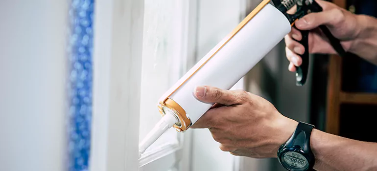 Residential Window Caulking in Lefroy, Ontario