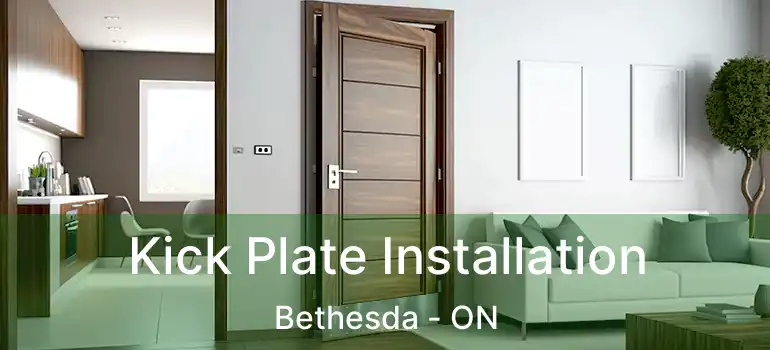  Kick Plate Installation Bethesda - ON