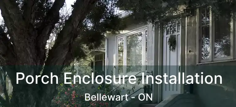  Porch Enclosure Installation Bellewart - ON