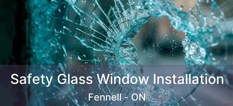  Safety Glass Window Installation Fennell - ON