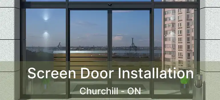  Screen Door Installation Churchill - ON