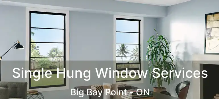  Single Hung Window Services Big Bay Point - ON