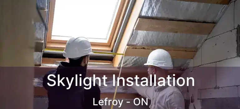  Skylight Installation Lefroy - ON