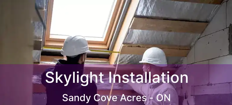  Skylight Installation Sandy Cove Acres - ON