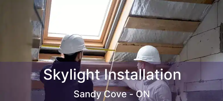  Skylight Installation Sandy Cove - ON