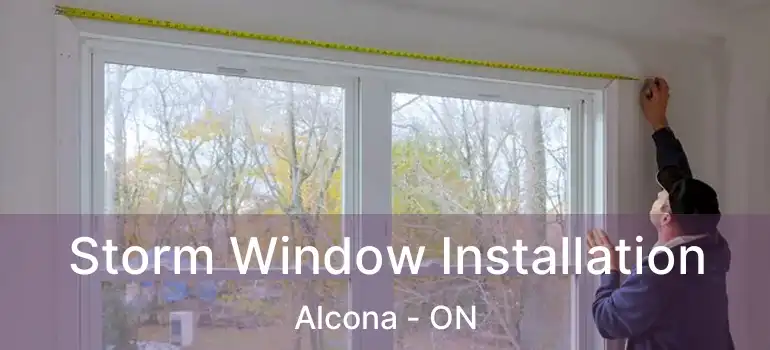  Storm Window Installation Alcona - ON