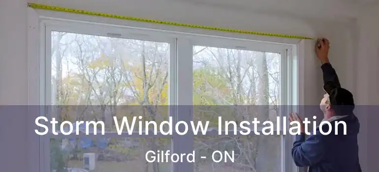  Storm Window Installation Gilford - ON