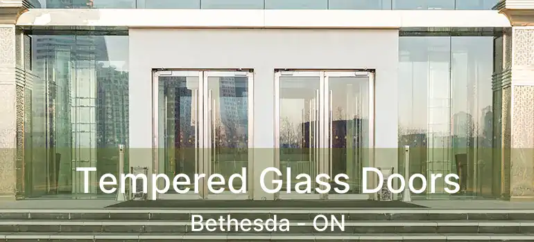  Tempered Glass Doors Bethesda - ON