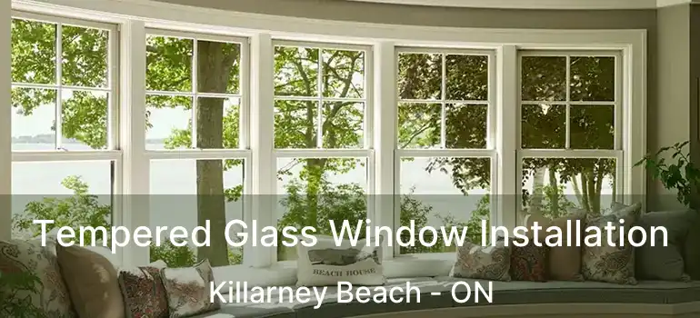  Tempered Glass Window Installation Killarney Beach - ON