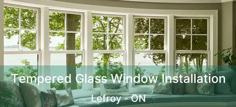  Tempered Glass Window Installation Lefroy - ON