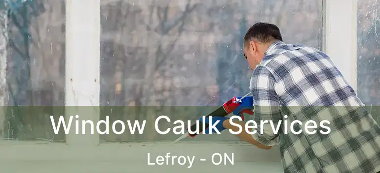  Window Caulk Services Lefroy - ON