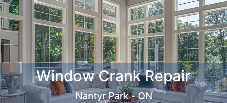  Window Crank Repair Nantyr Park - ON