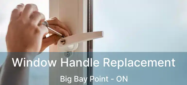  Window Handle Replacement Big Bay Point - ON