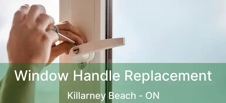  Window Handle Replacement Killarney Beach - ON