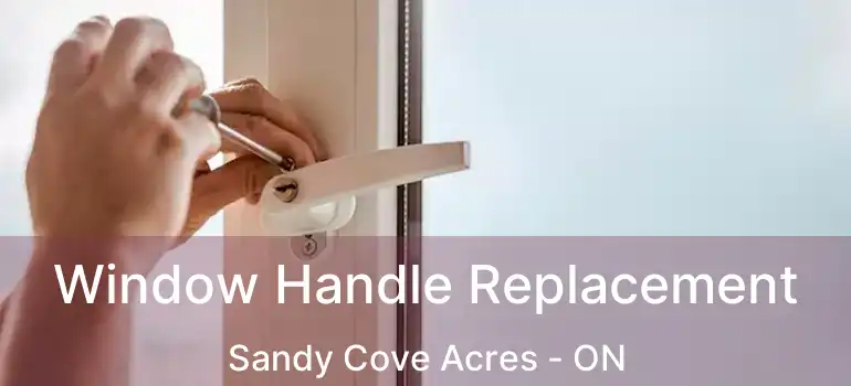  Window Handle Replacement Sandy Cove Acres - ON