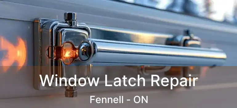  Window Latch Repair Fennell - ON