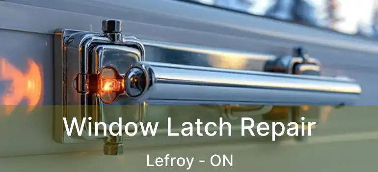  Window Latch Repair Lefroy - ON