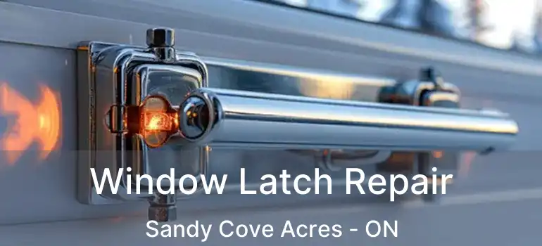  Window Latch Repair Sandy Cove Acres - ON