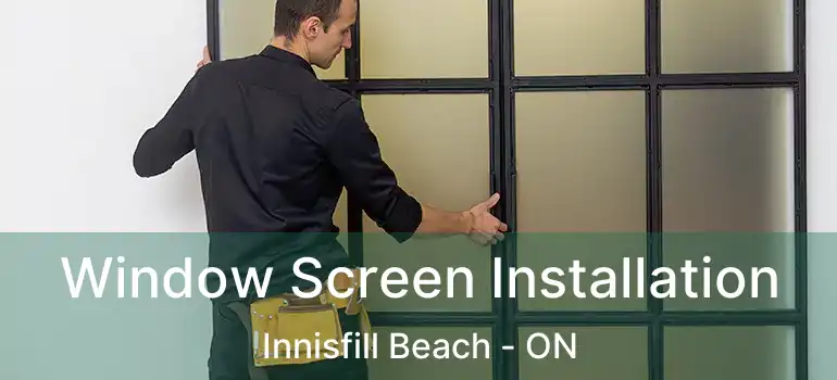  Window Screen Installation Innisfill Beach - ON