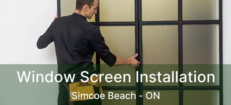  Window Screen Installation Simcoe Beach - ON
