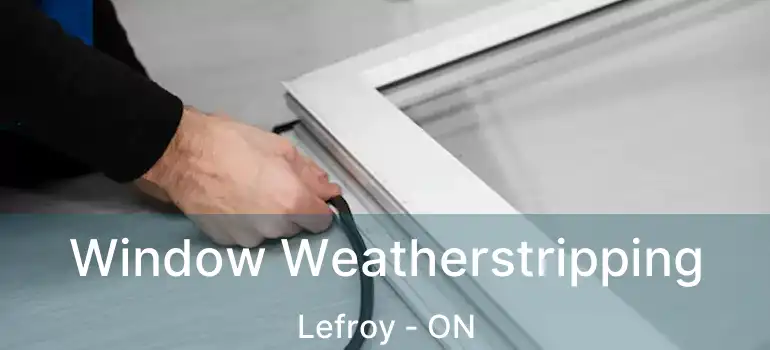  Window Weatherstripping Lefroy - ON