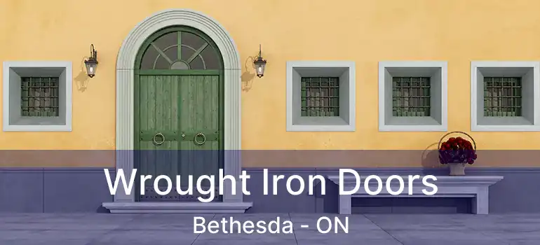  Wrought Iron Doors Bethesda - ON